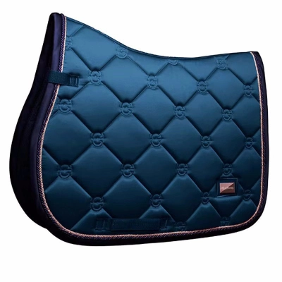 High Quality Satin Horse Saddle Pad with Bandages All-Purpose Equestrian Saddle Pads Set for Riding, Training & Competition 01