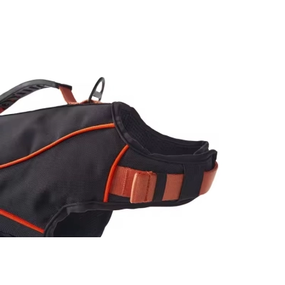 copy of Adjustable Dog Swim Harness with Handle Buoyant Padded Dog Life Jacket for Swimming Training and Water Safety 01