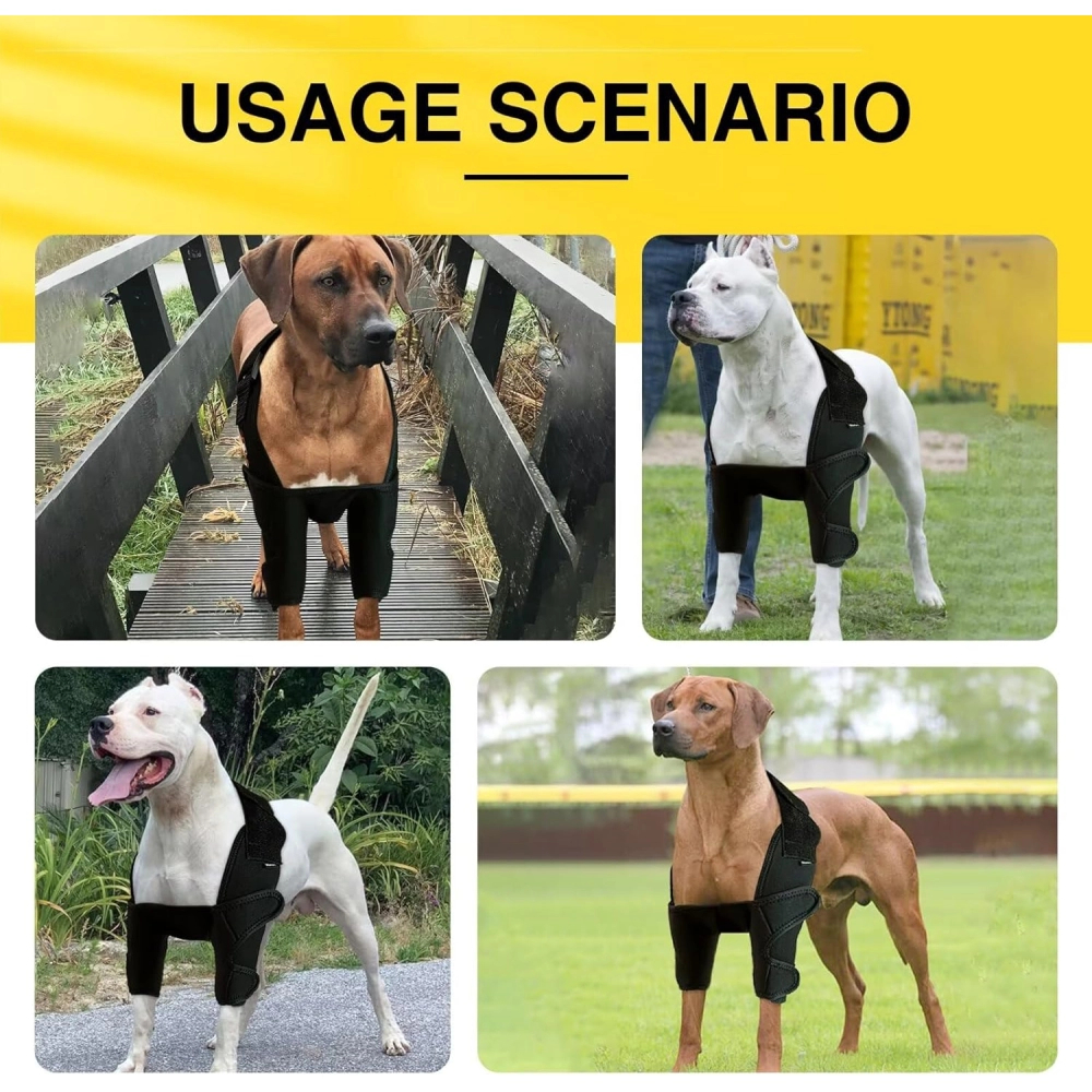 Canine Elbow & Shoulder Support Dog Brace Protector Pads