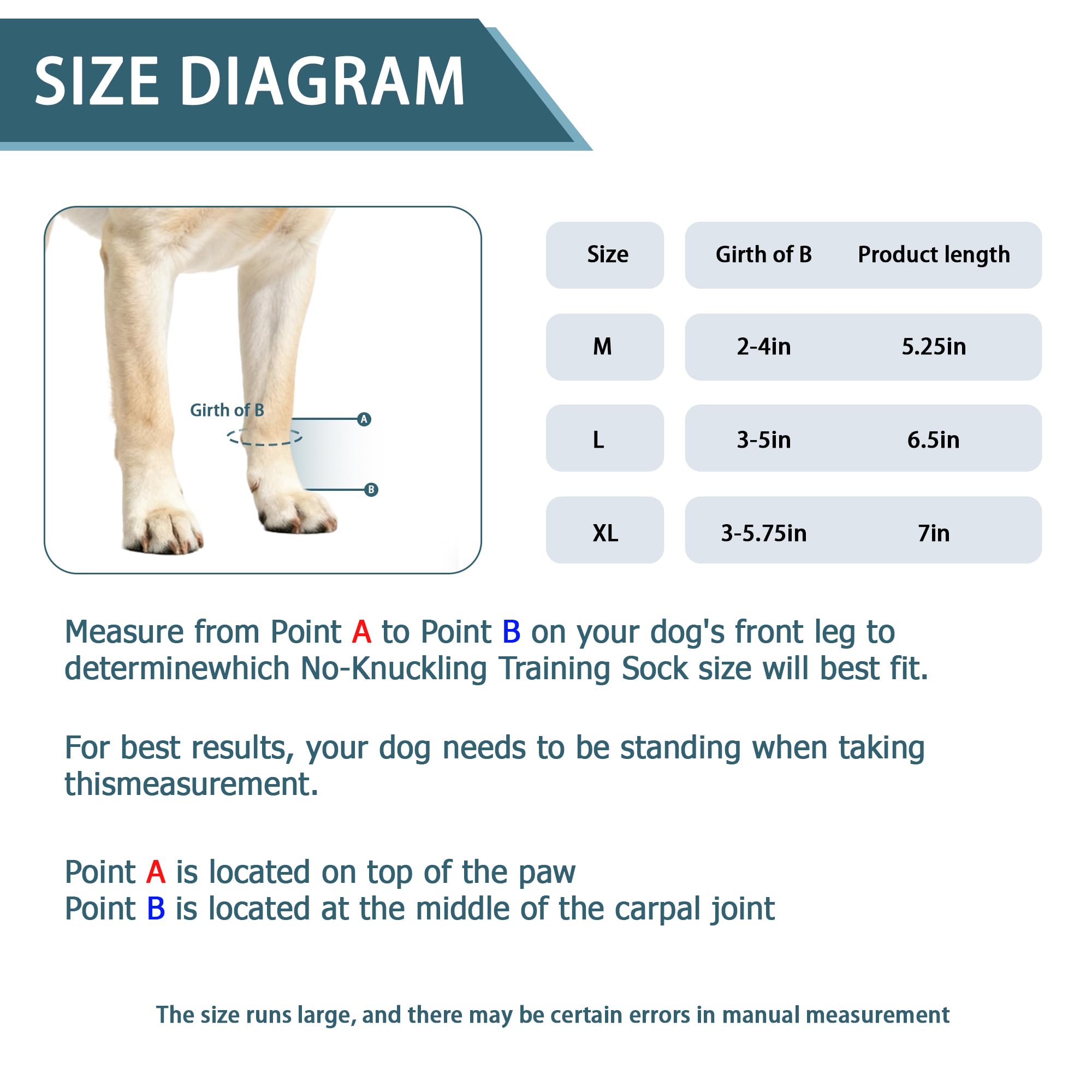 Adjustable Dog Knuckling Brace Dog Toe Grips 