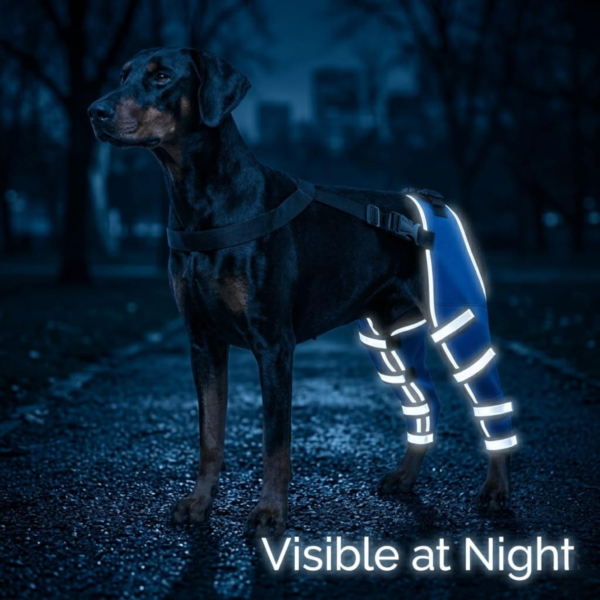 Reflective Dog Knee Brace for Hind Legs