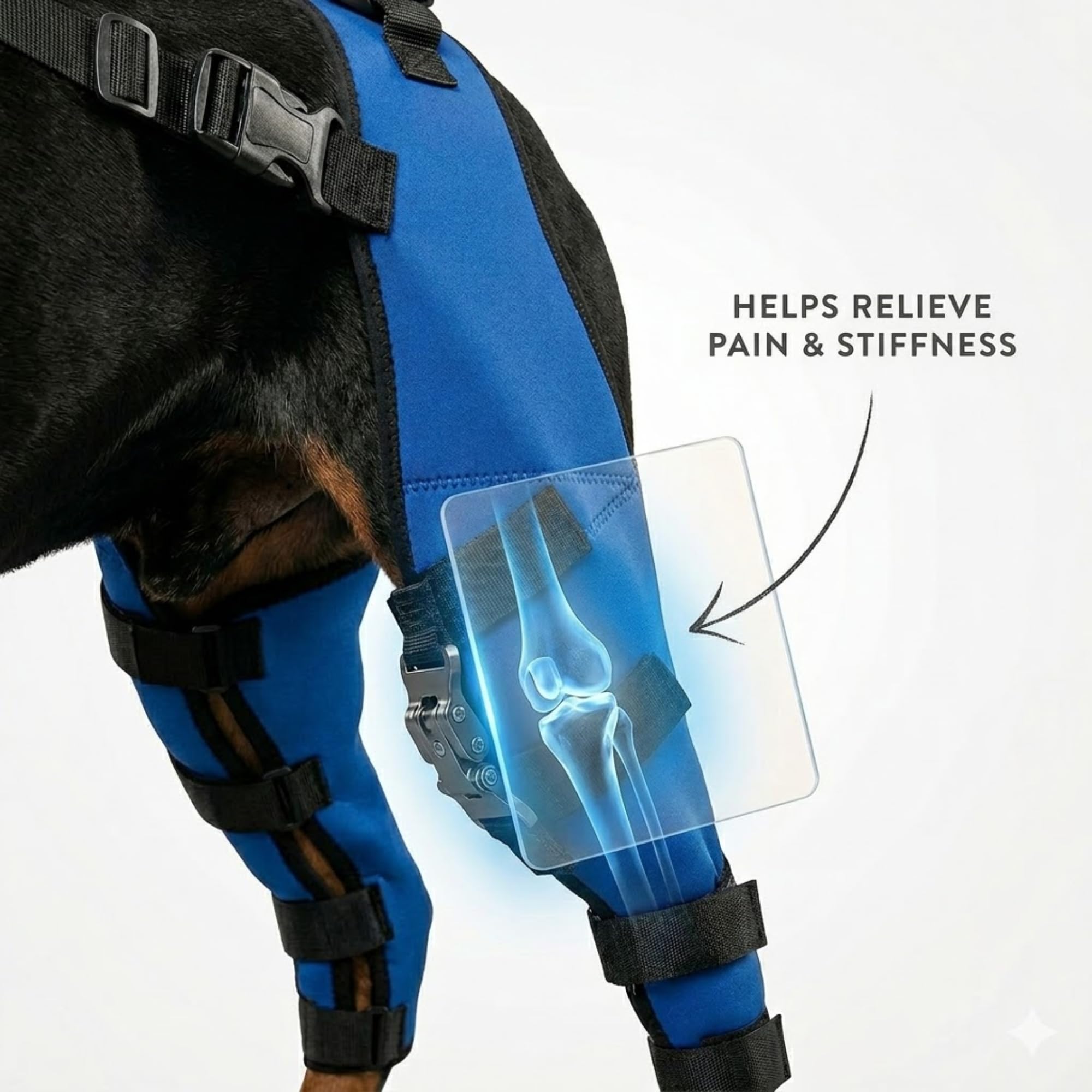 Reflective Dog Knee Brace for Hind Legs