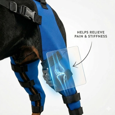 Reflective Dog Knee Brace for Hind Legs 02