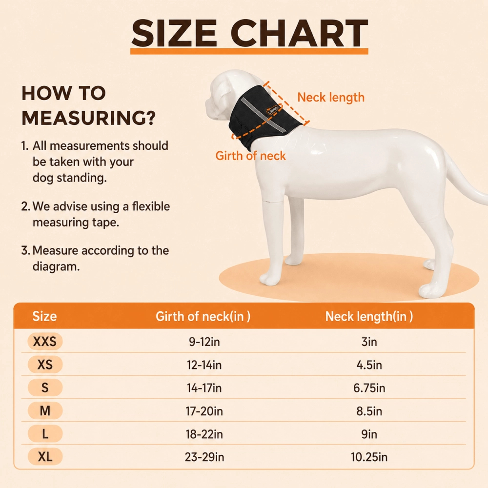 Dog Neck Brace Collar for IVDD & Neck Injuries