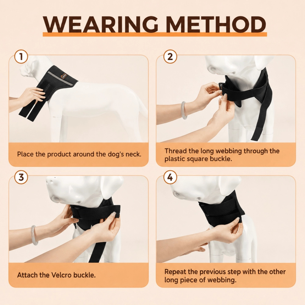 Dog Neck Brace Collar for IVDD & Neck Injuries
