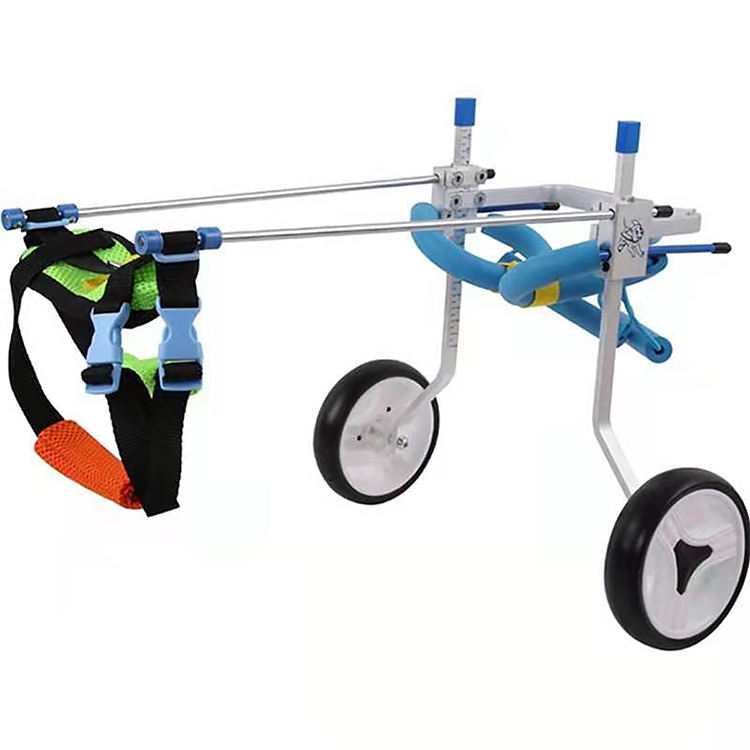 Aluminium Walk Cart Scooter Pet Dog Disabled Wheelchair for Dogs Back Legs