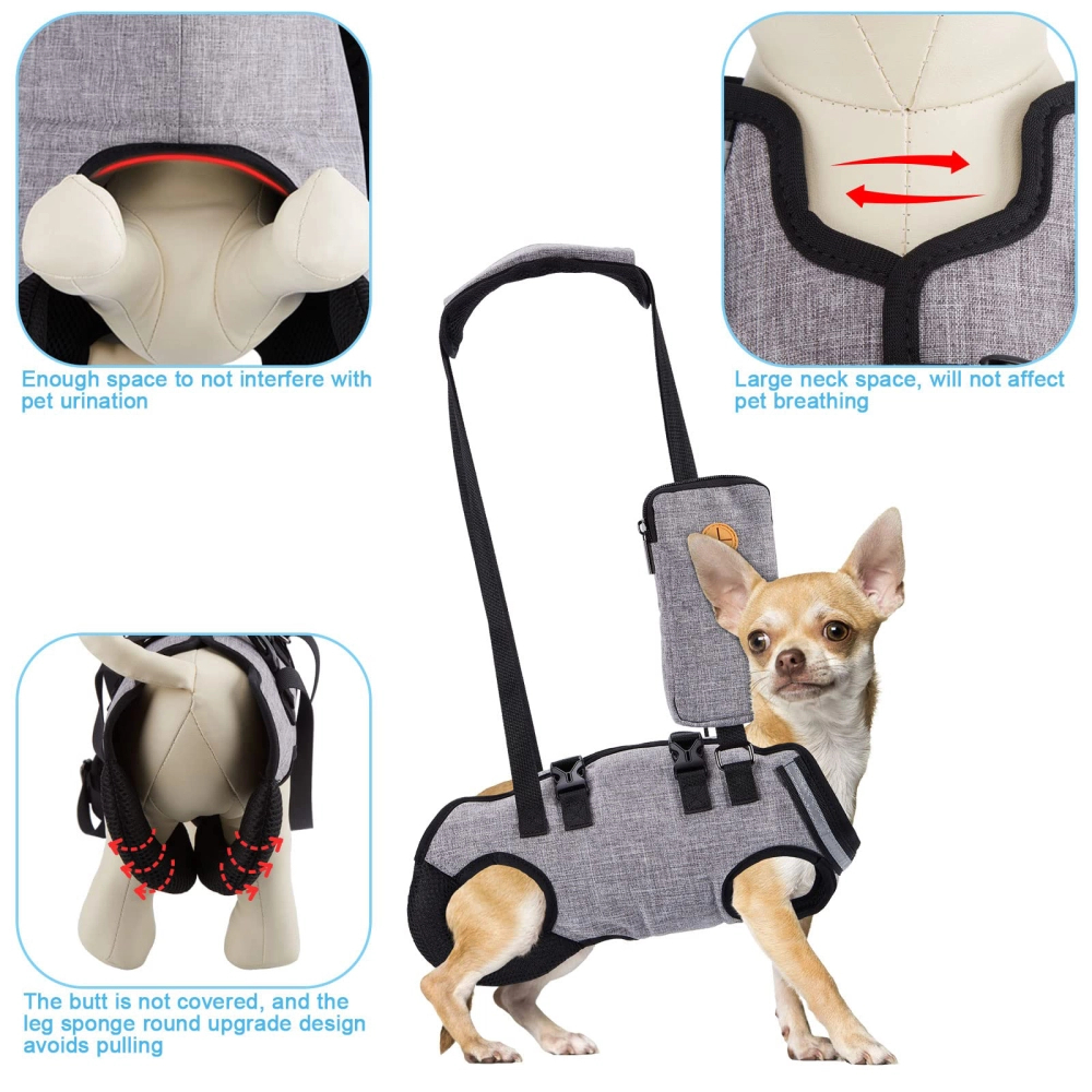 Full Body Dog Lifting Harness with Storage Bag