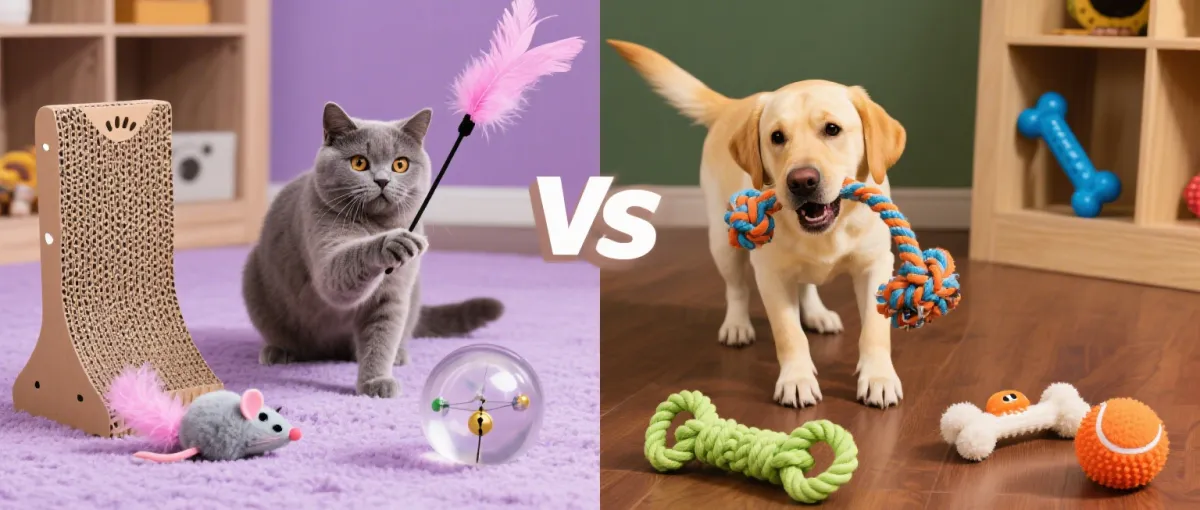 Cat Toys vs. Dog Toys: Key Differences That Matter for B2B Buyers