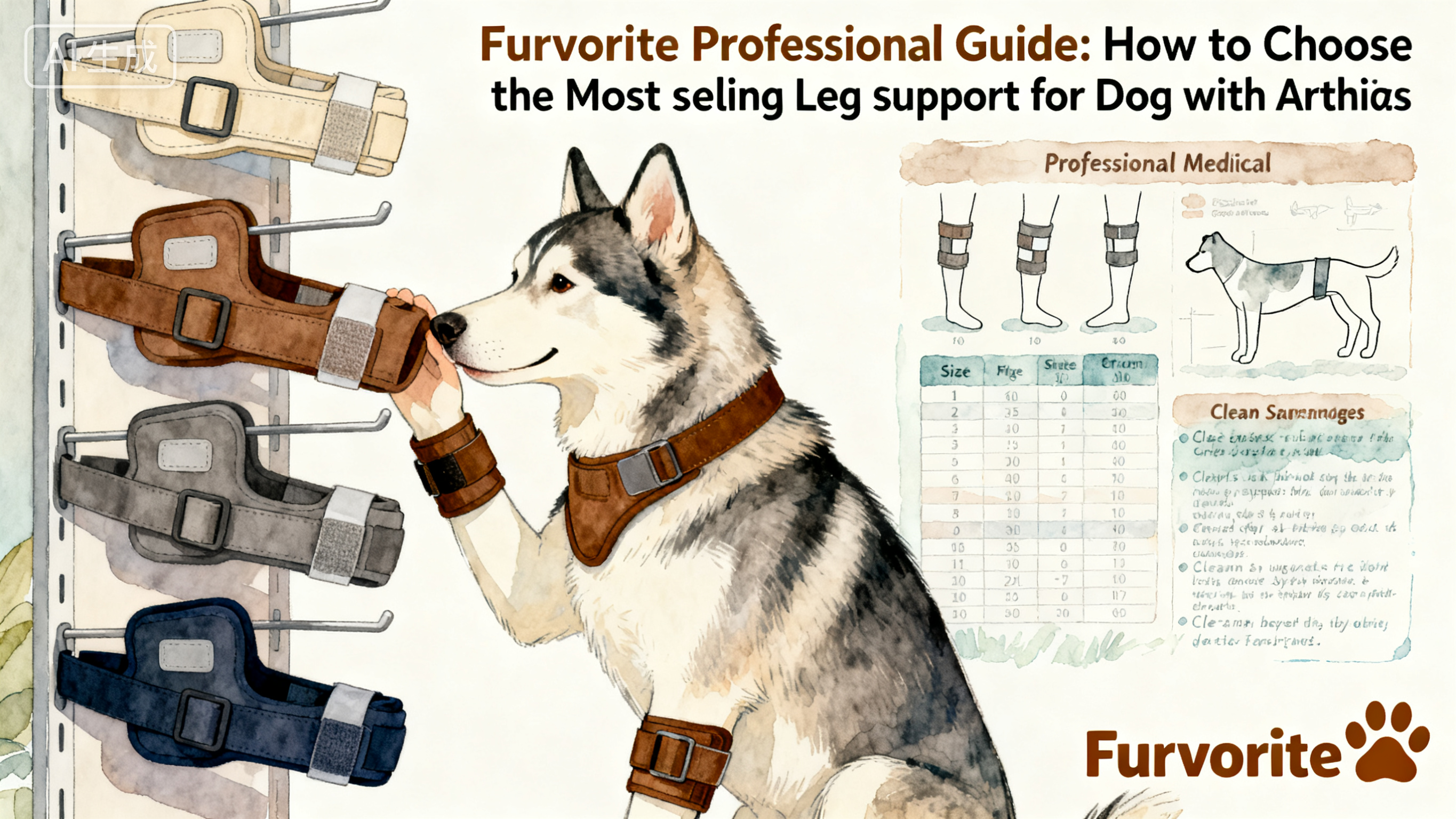 How to Choose the Most Suitable Leg Support for Dogs with Arthritis