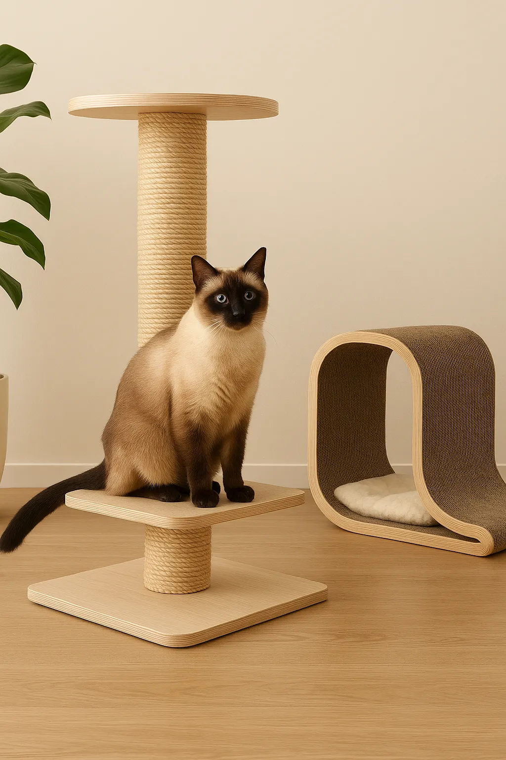 How to choose a designer cat scratching post