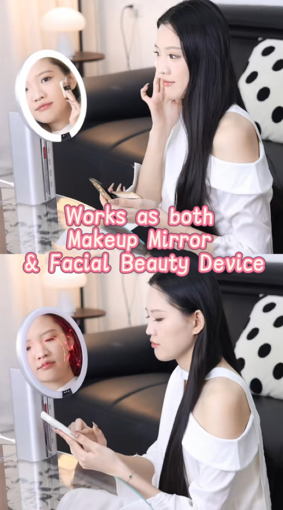 LUMSUME Beauty Mirror review Kelly Liu