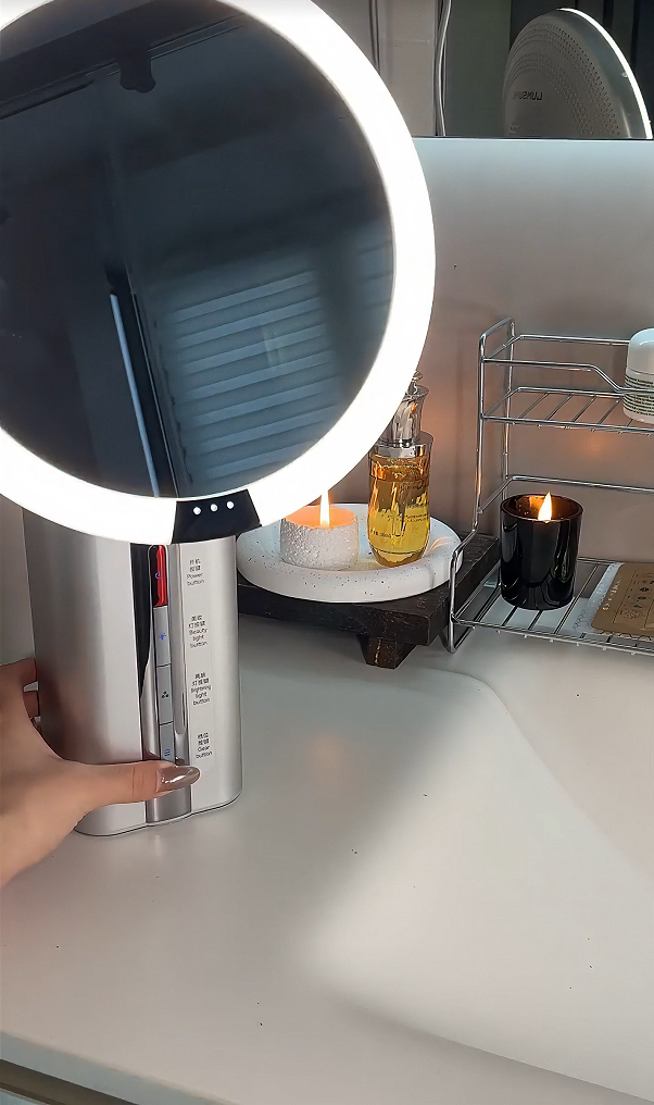 LUMSUME Beauty Mirror review Heidi Klum
