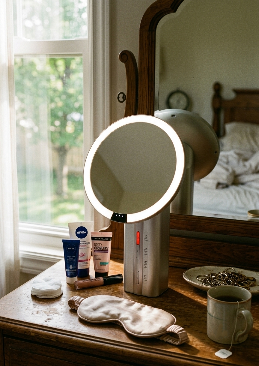 LUMSUME Beauty Mirror review Barbara Davis