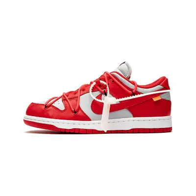 LJR Nike Dunk Low Off-White University Red,CT0856-600 02