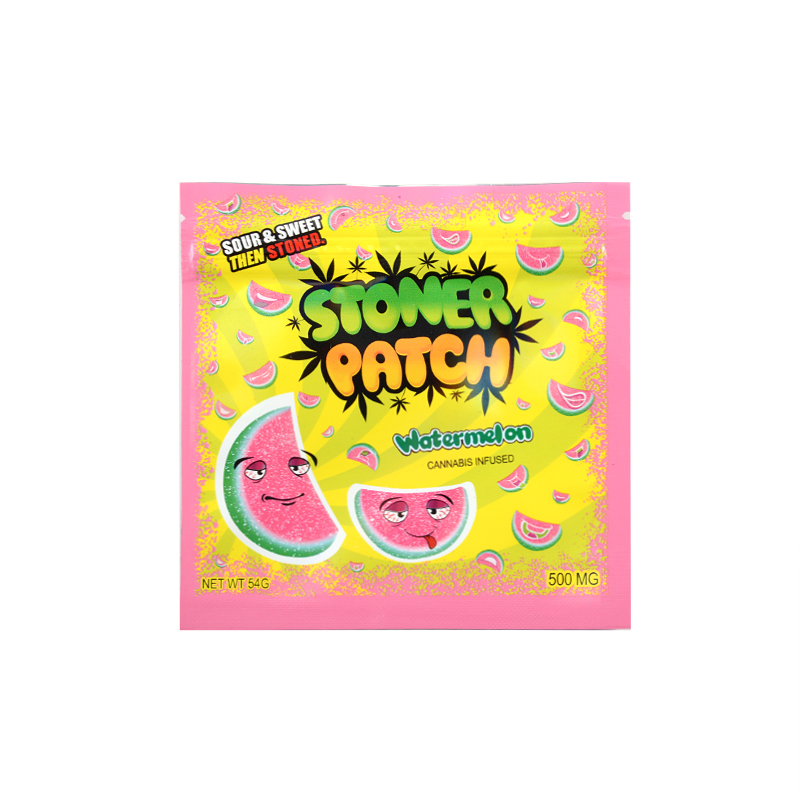 sour&sweet then stoned 500mg Edibles Packaging