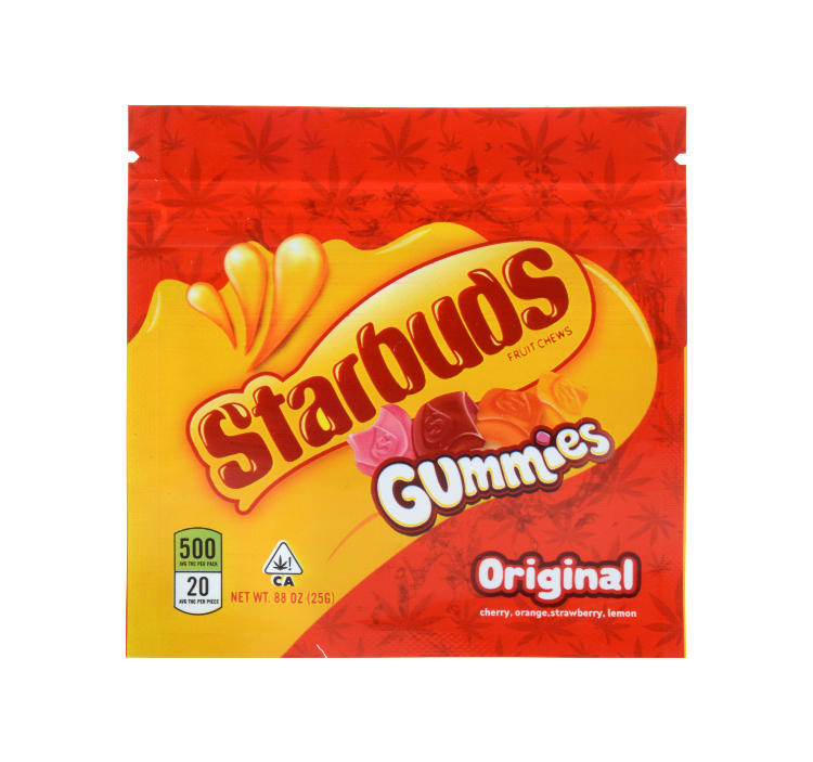 Original Gummies edibles bags 500mg Edibles Packaging