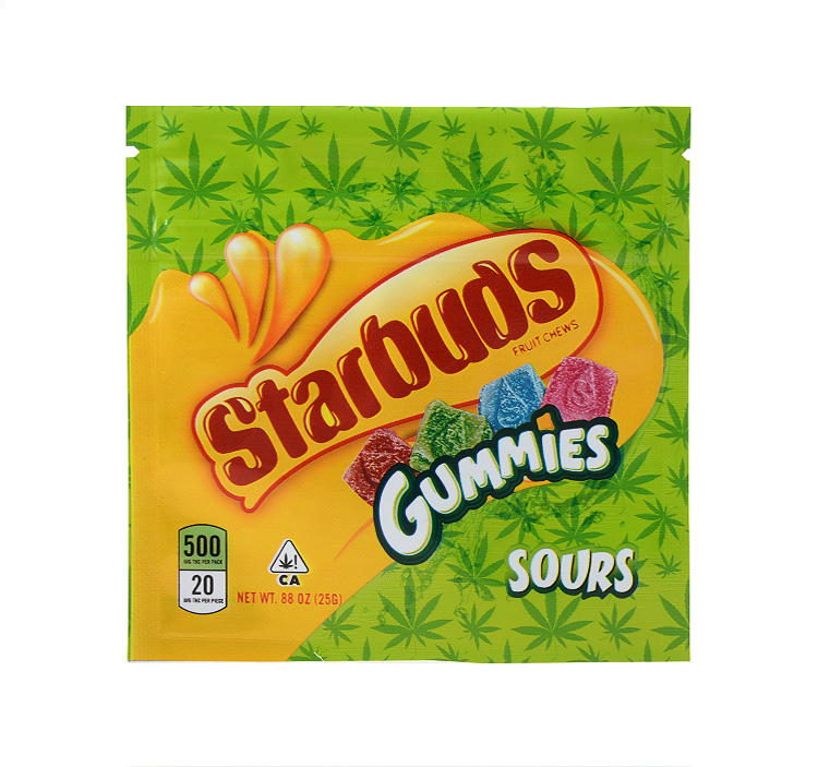 Original Gummies edibles bags 500mg Edibles Packaging