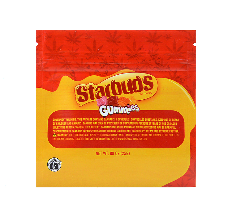 Original Gummies edibles bags 500mg Edibles Packaging