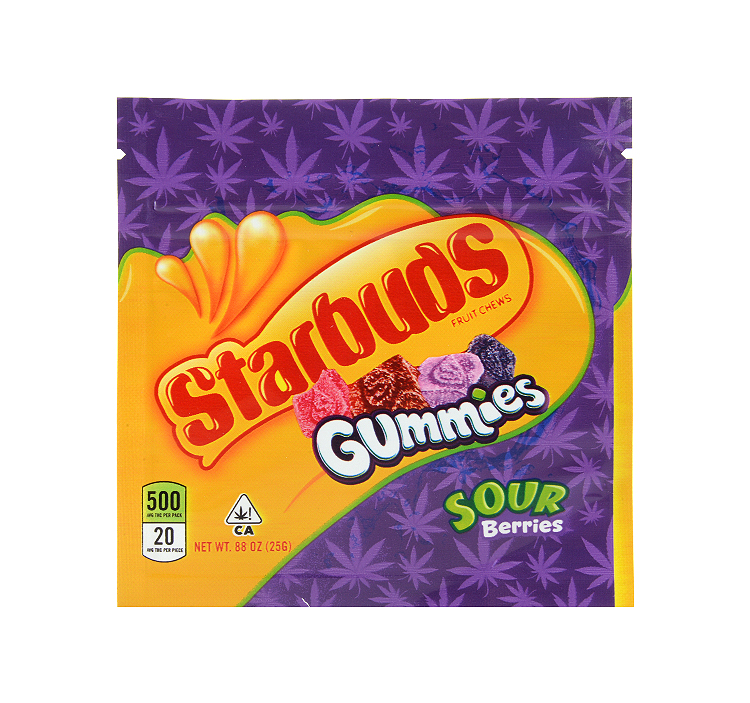 Original Gummies edibles bags 500mg Edibles Packaging