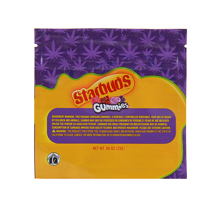 Original Gummies edibles bags 500mg Edibles Packaging
