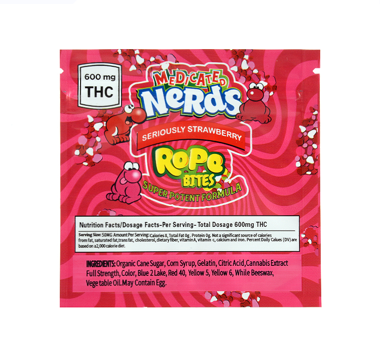 SERIOUSLY STRAWBERRY Edibles Packaging