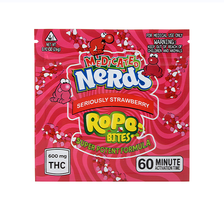 SERIOUSLY STRAWBERRY Edibles Packaging