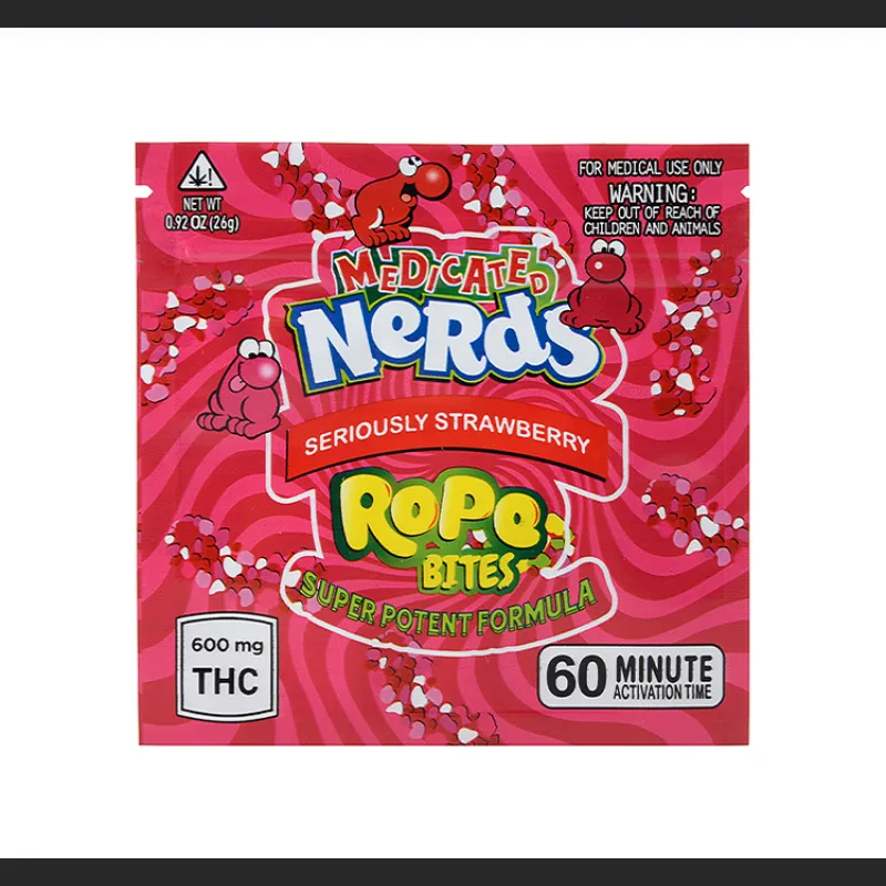 SERIOUSLY STRAWBERRY Edibles Packaging
