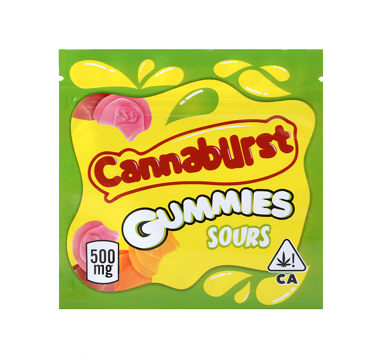 SOUR Berries 500mg Edibles Packaging