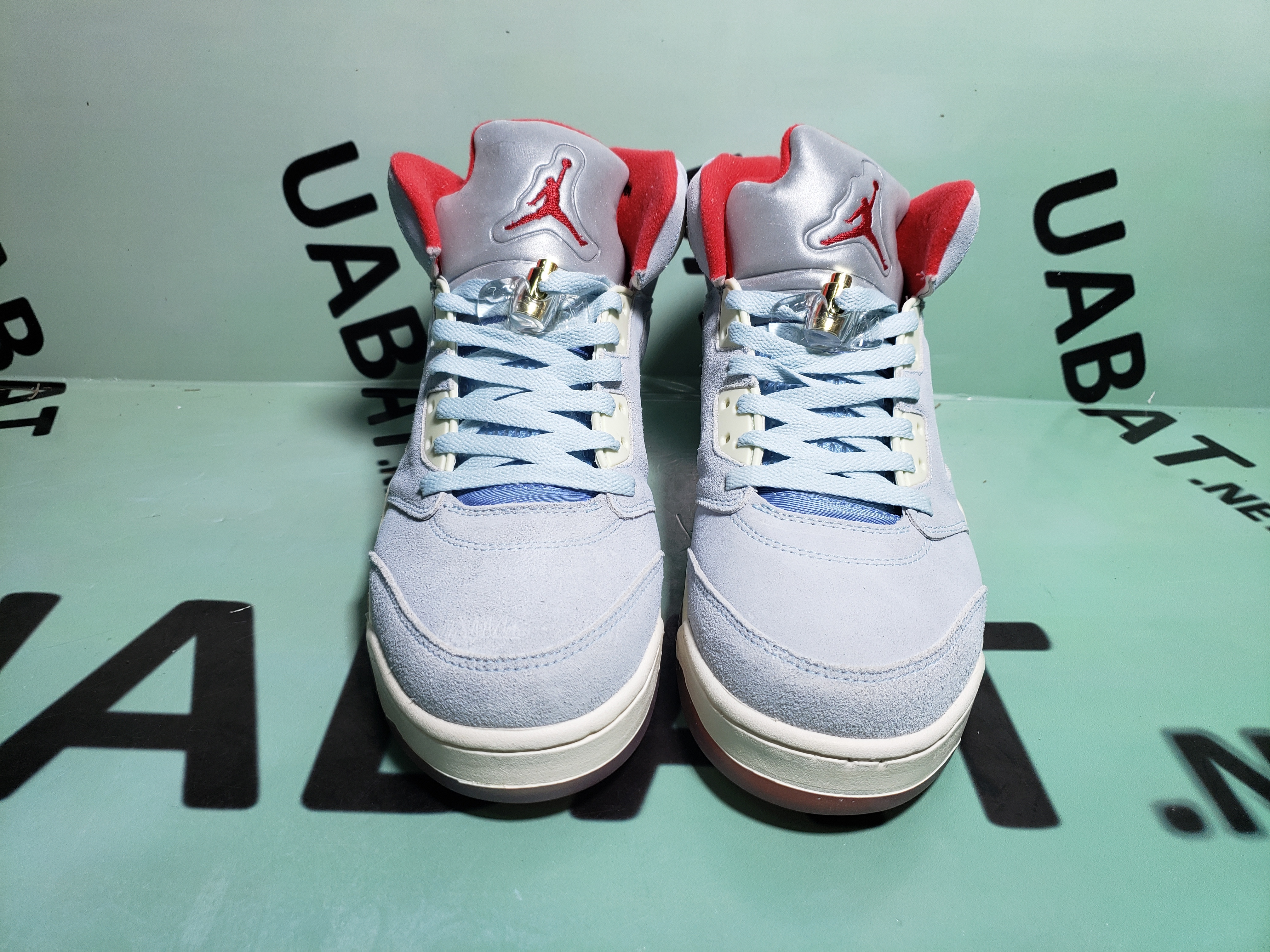 Uabat Jordan 5 Retro Trophy Room Ice Blue,CI1899-400