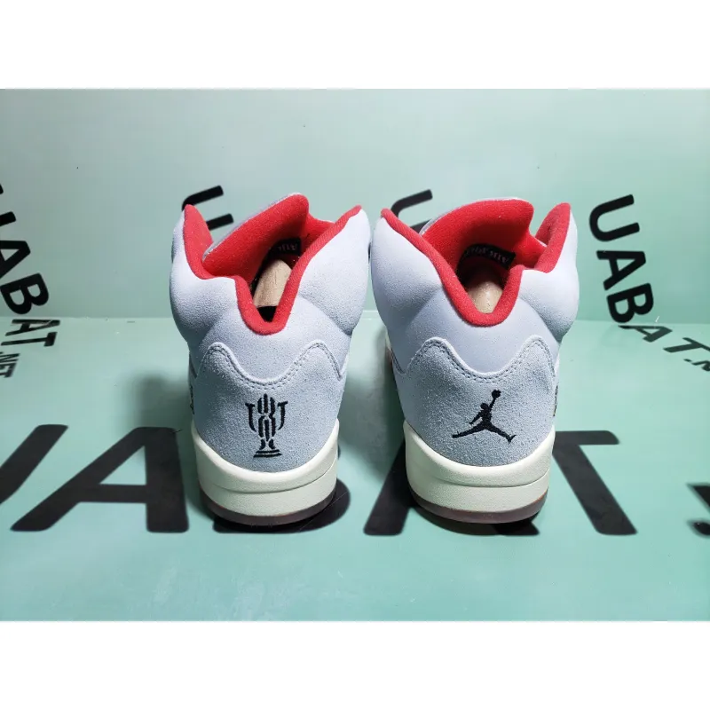 Uabat Jordan 5 Retro Trophy Room Ice Blue,CI1899-400