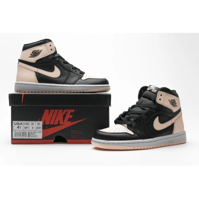 Uabat Jordan 1 Retro High Black Crimson Tint,555088-081 01