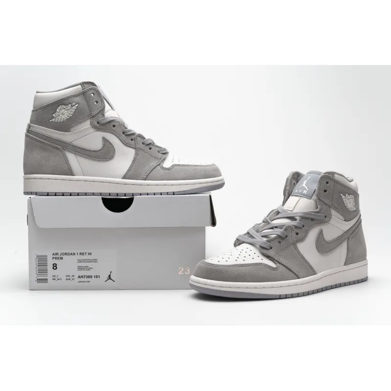 Uabat Jordan 1 Retro High Pale Ivory ,AH7389-101