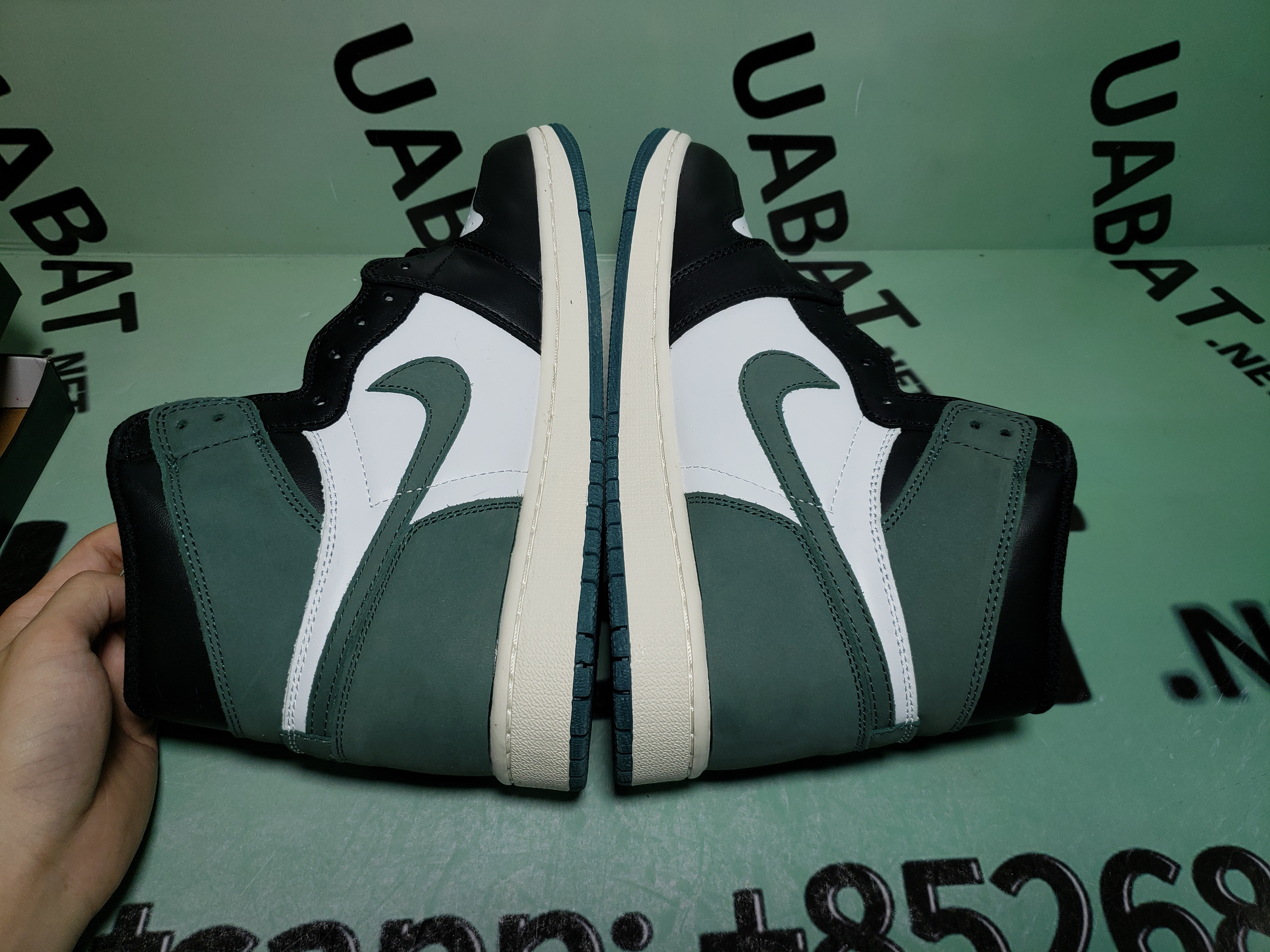 Uabat Jordan 1 Retro High Clay Green,555088-135