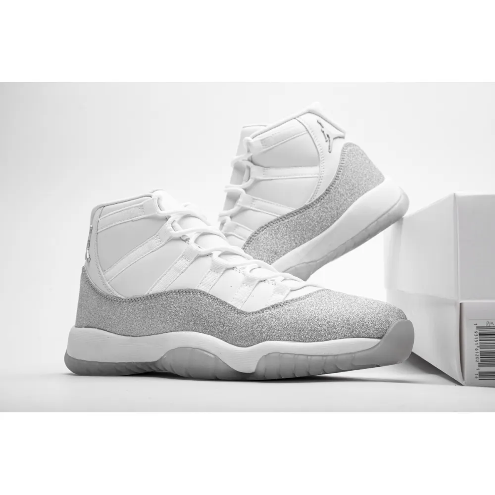 Uabat Jordan 11 Retro White Metallic Silver (W),AR0715-100