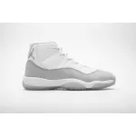 Uabat Jordan 11 Retro White Metallic Silver (W),AR0715-100