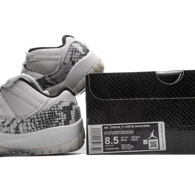Uabat Jordan 11 Retro Low Snake Light Bone,CD6846-002 01
