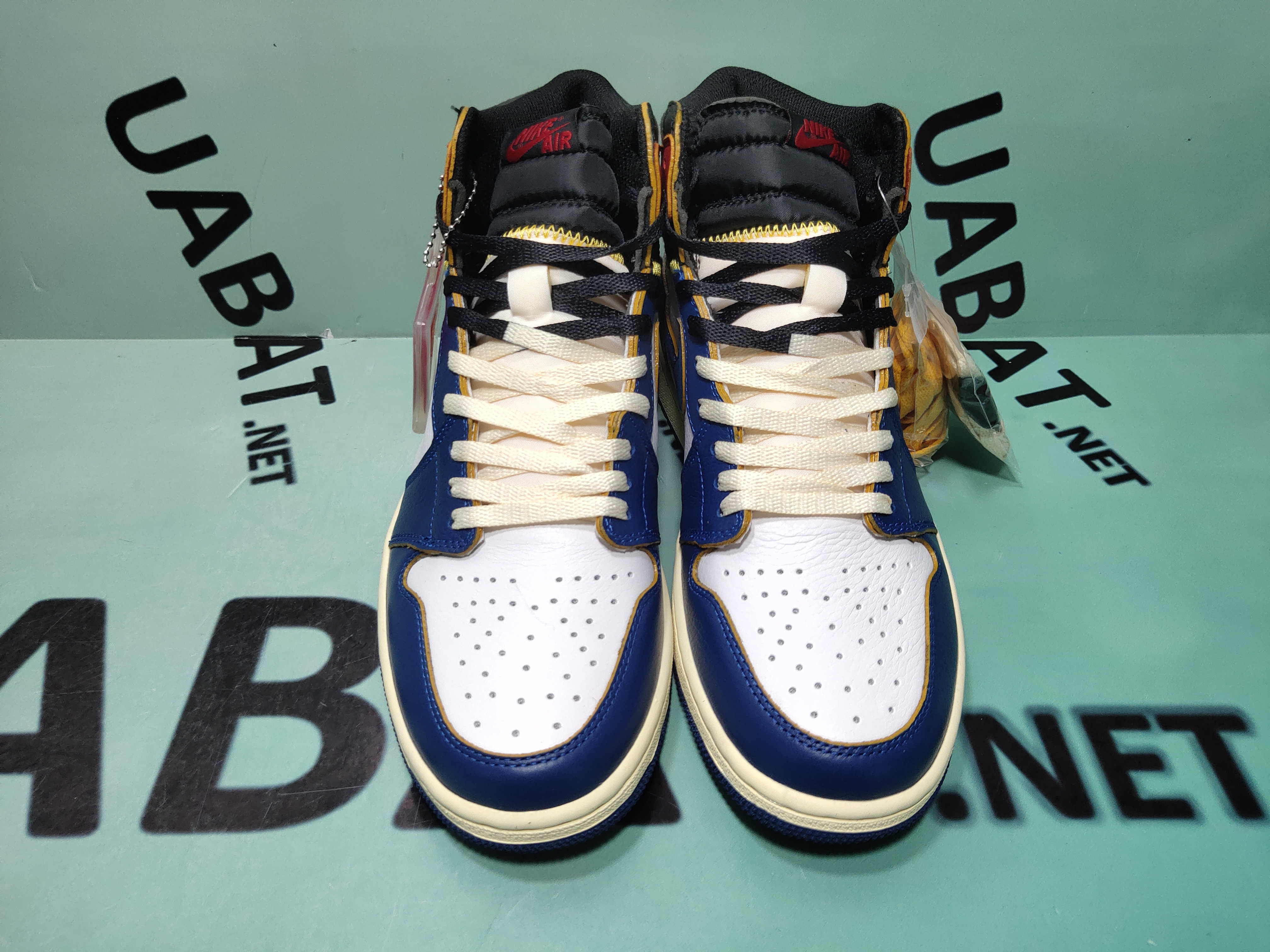 Uabat Jordan 1 Retro High Union Los Angeles Blue Toe,BV1300-146