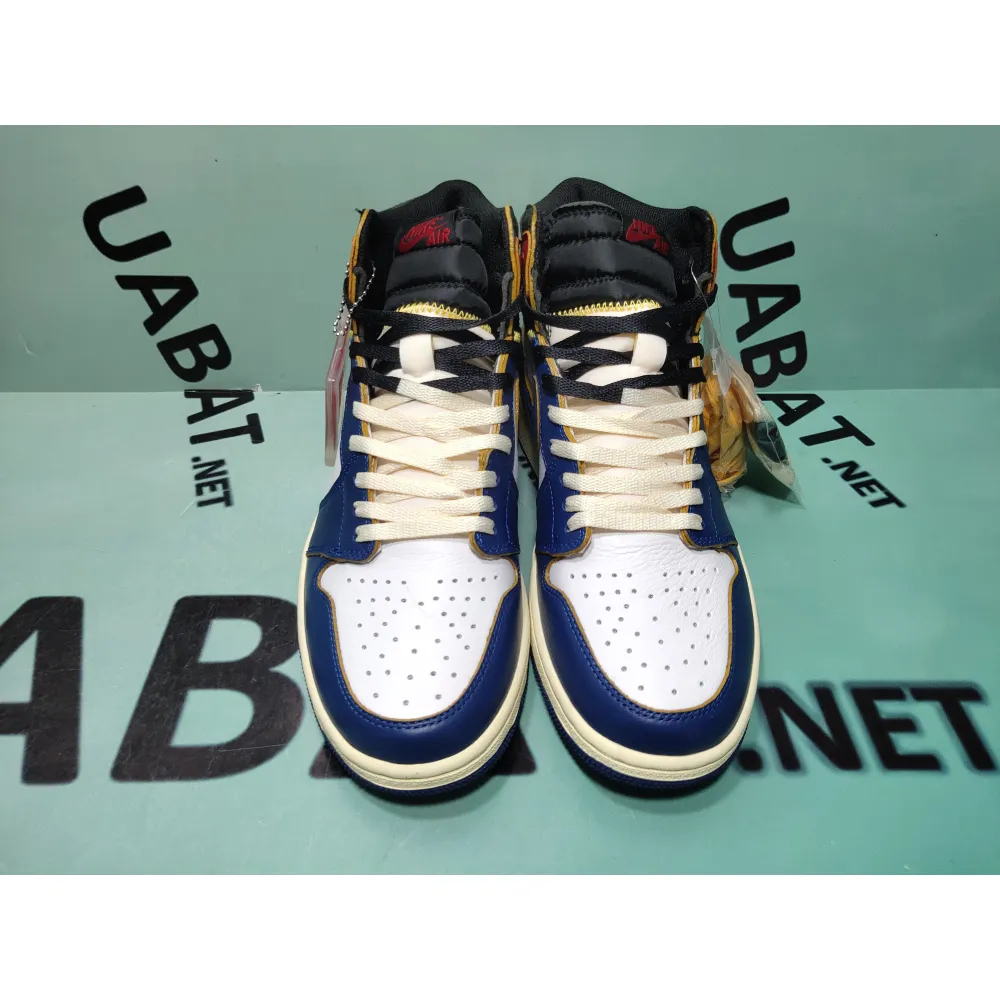 Uabat Jordan 1 Retro High Union Los Angeles Blue Toe,BV1300-146