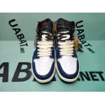 Uabat Jordan 1 Retro High Union Los Angeles Blue Toe,BV1300-146