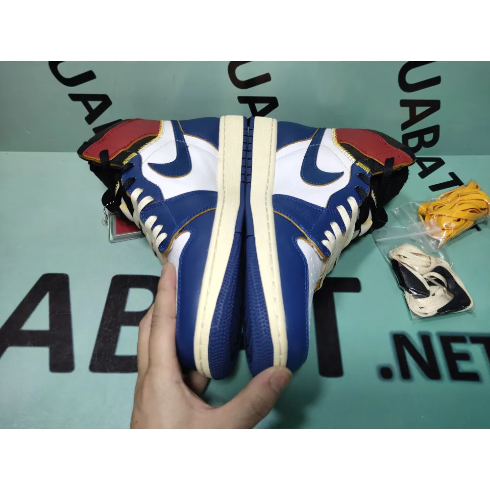 Uabat Jordan 1 Retro High Union Los Angeles Blue Toe,BV1300-146