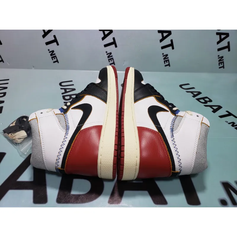 Uabat Jordan 1 Retro High Union Los Angeles Black Toe,BV1300-106