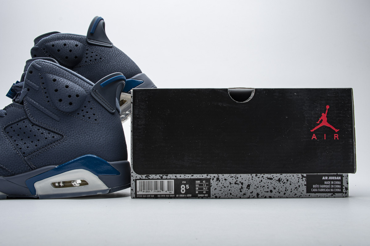 Uabat Jordan 6 Retro Diffused Blue,384664-400