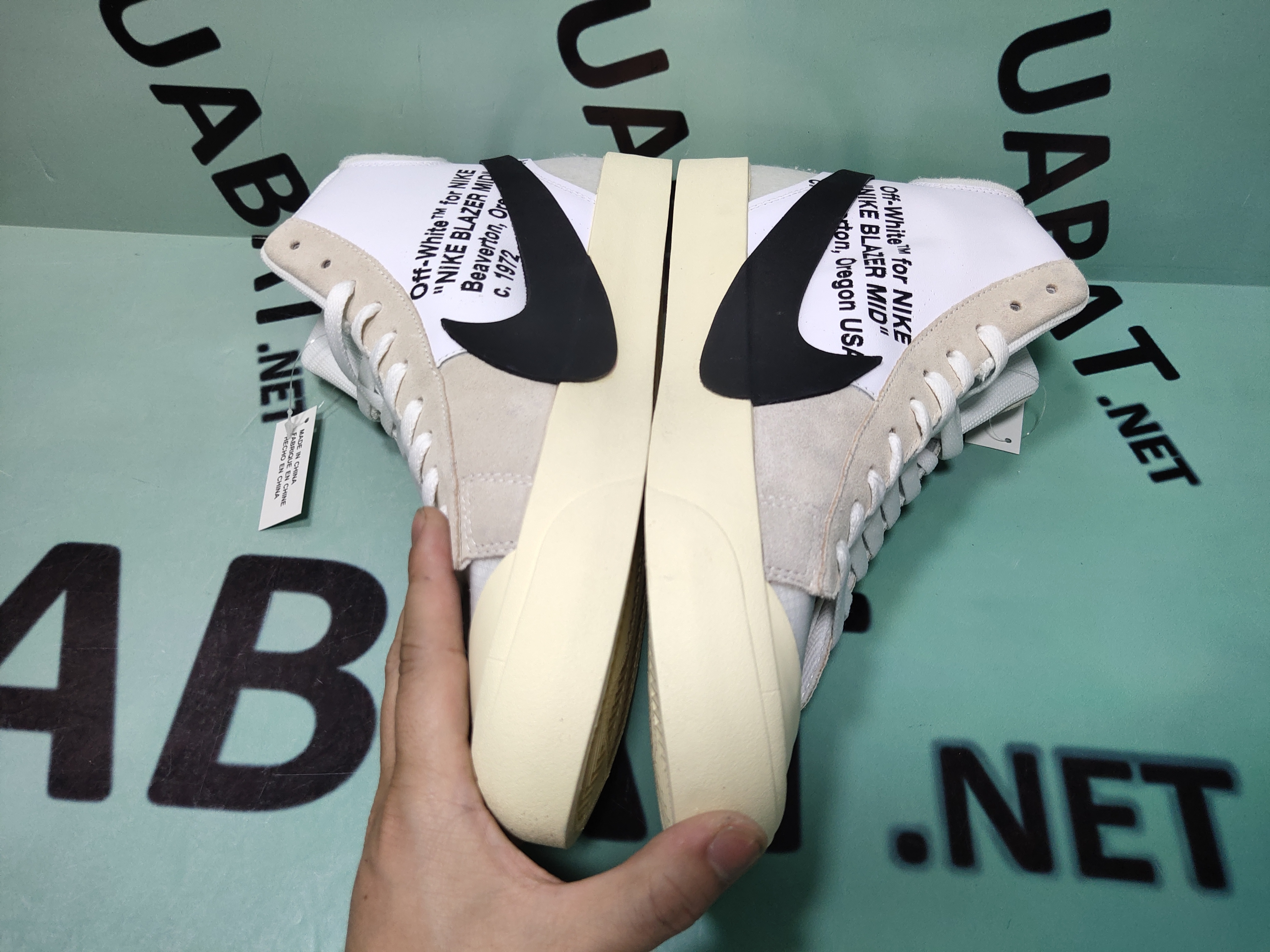 Uabat Blazer Mid Off-White The Ten ,AA3832-100