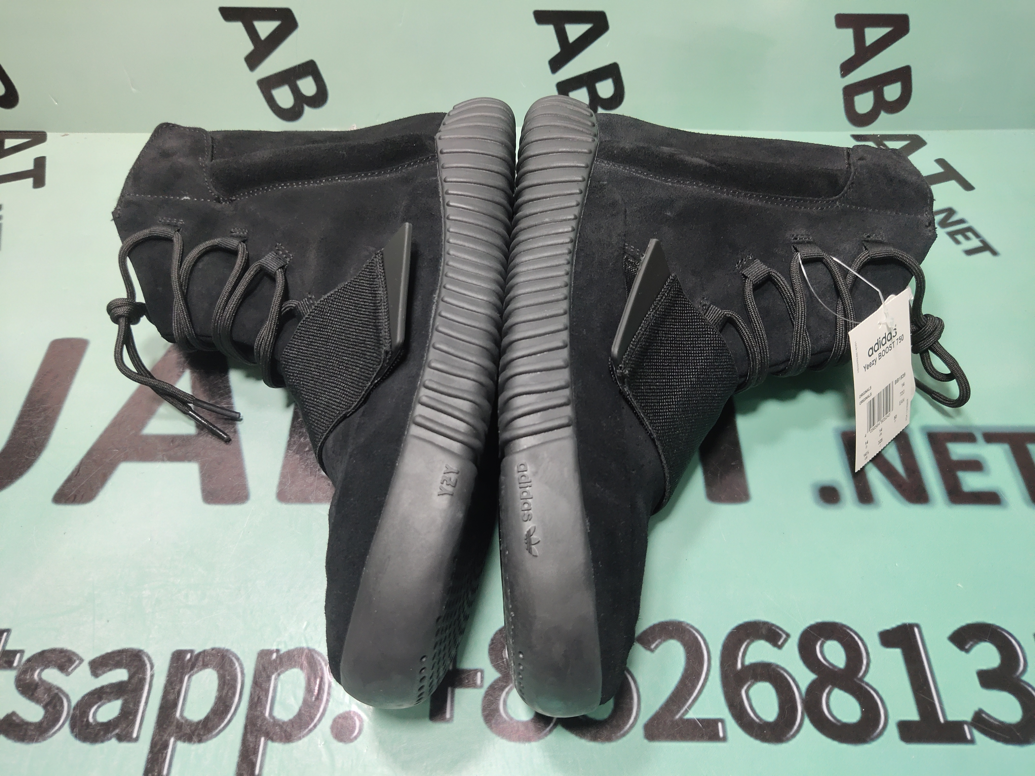Uabat Yeezy Boost 750 Triple Black,BB1839