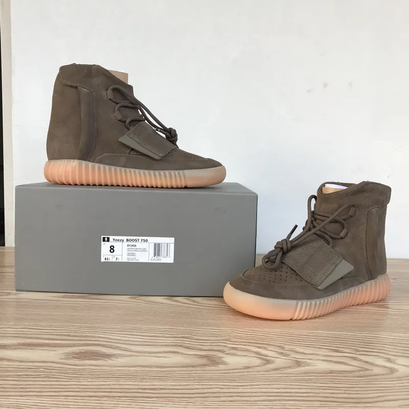 Uabat Yeezy Boost 750 Light Brown Gum (Chocolate),BY2456