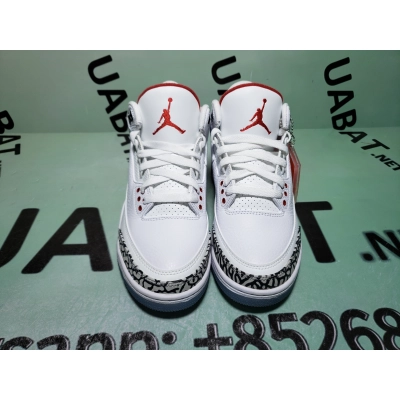 Uabat Jordan 3 Retro Free Throw Line White Cement,923096-101 02