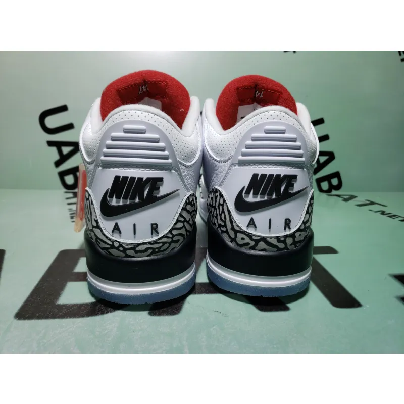 Uabat Jordan 3 Retro Free Throw Line White Cement,923096-101