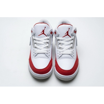 Uabat Jordan 3 Retro Tinker White University Red,CJ0939-100 02