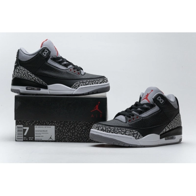 Uabat Jordan 3 Retro Black Cement (2018),854262-001 01