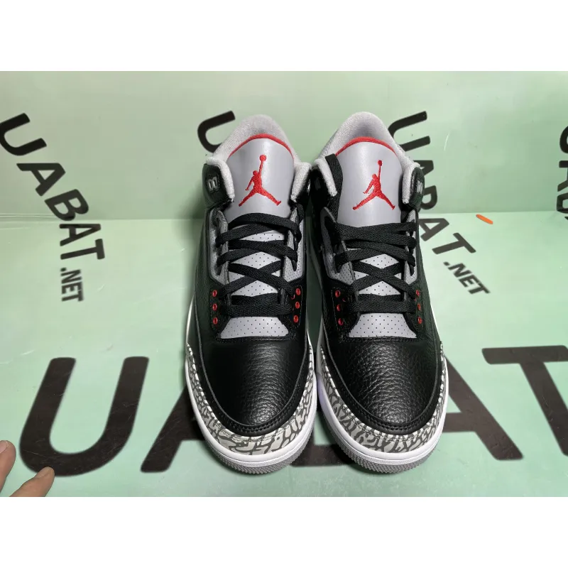 Uabat Jordan 3 Retro Black Cement (2018),854262-001